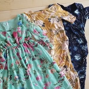 3 maternity dresses